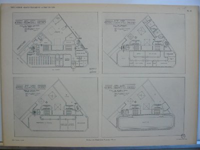 Planche 49. — Bureau des téléphones Vaudrey, plans