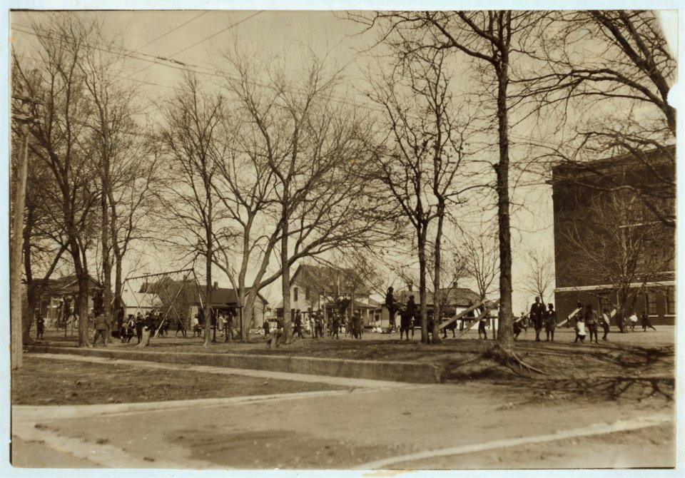 Playground - Robert E. Lee School. See Miss Folks' report. LOC nclc.05234