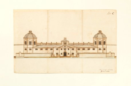 Planerad sjögård vid Skoklosters slott, från 1669 - Skoklosters slott - 98133