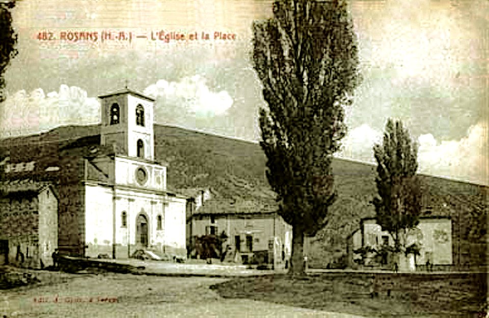 Place et église de Rosans