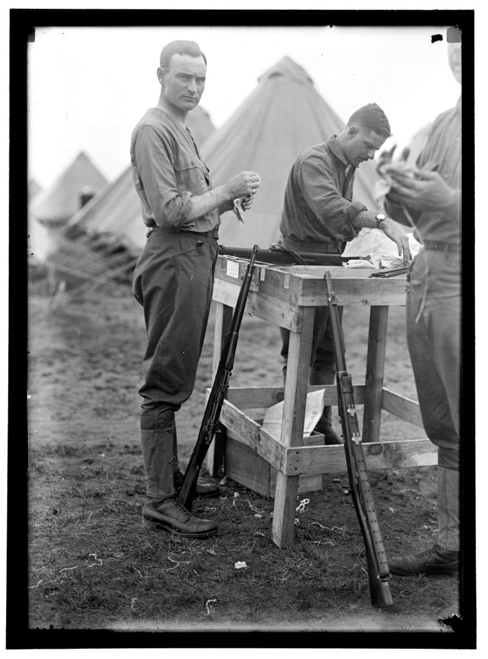 PLATTSBURG RESERVE OFFICERS TRAINING CAMP. JIMMIE MITCHELL OF NEW YORK LCCN2016867096