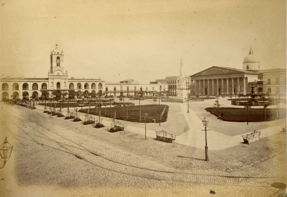 Plaza de la Victoria. El Cabildo (Junior, 1876)