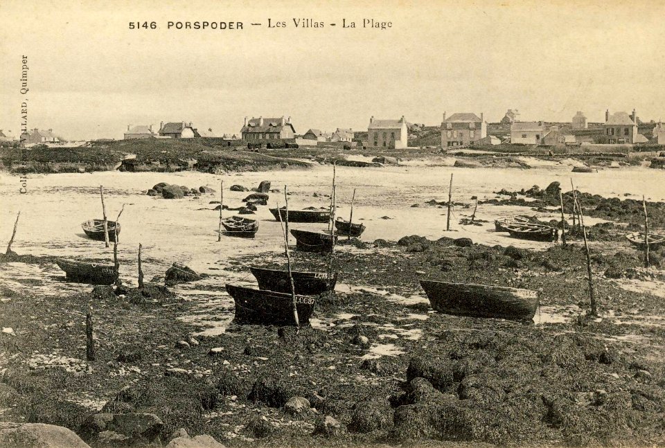Plage de Porspoder vers 1930