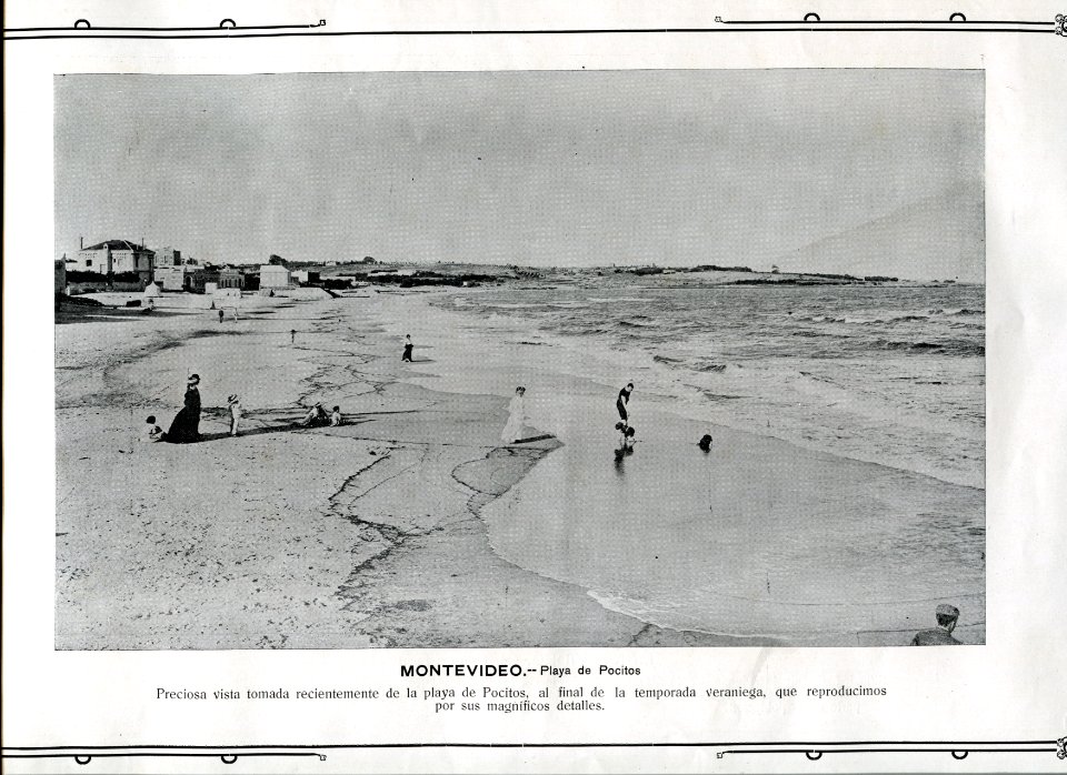 Playa de Pocitos al final de temporada - Montevideo