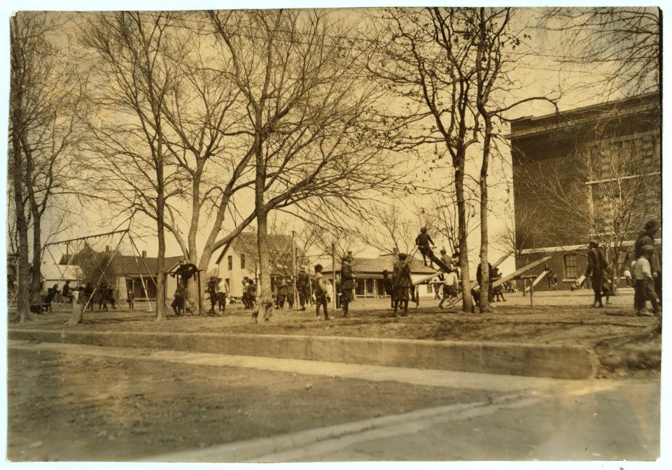 Playground - Robert E. Lee School. See Miss Folks' report. LOC nclc.05236