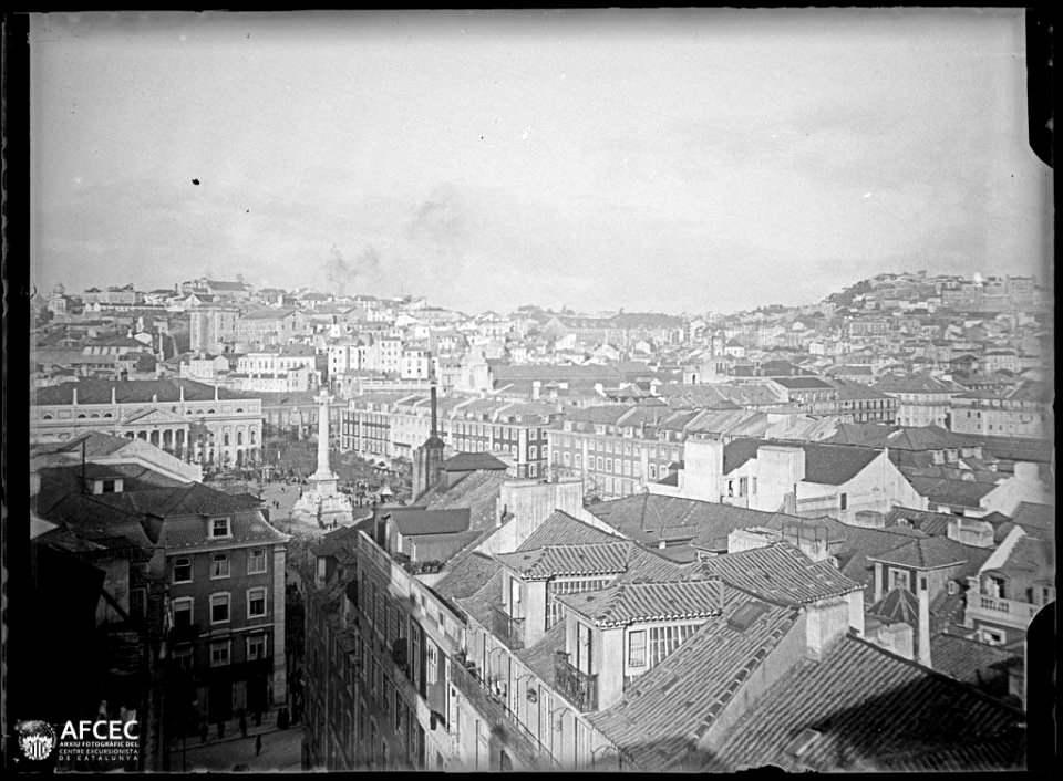Plaça D. Pedro IV a Lisboa