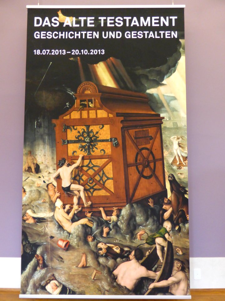 Plakat für die Sonderausstellung „Das Alte Testament — Geschichten und Gestalten“ 2013, Alte Pinakothek