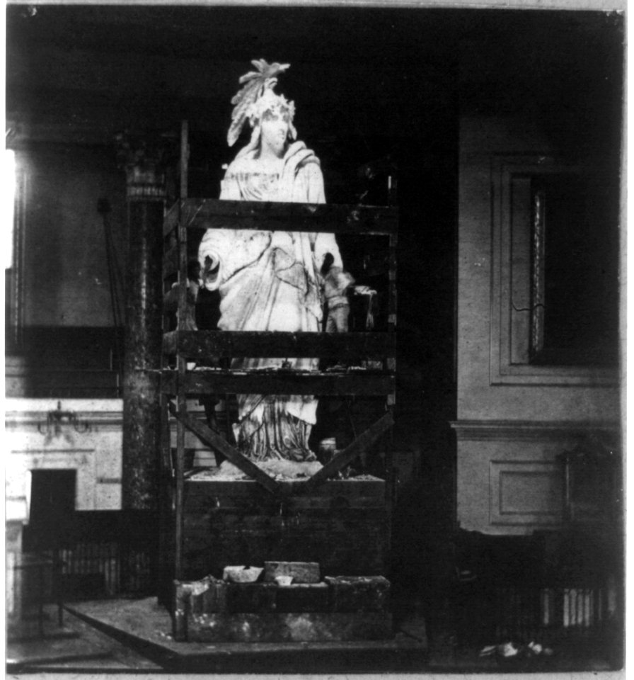 Plaster model statue of freedom 3a03661u