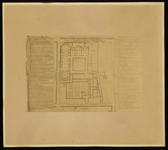 Plan du convent Saint-Augustin de Tolose. - FRAC31555 26Fi84