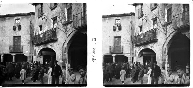 Plaça i balcó de Santa Coloma de Queralt