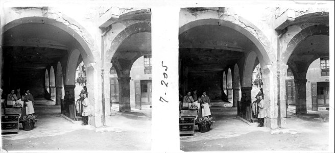 Plaça i font de Monistrol de Montserrat