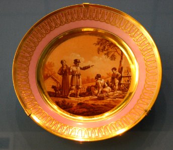 Plate of russian peasants 01 photo