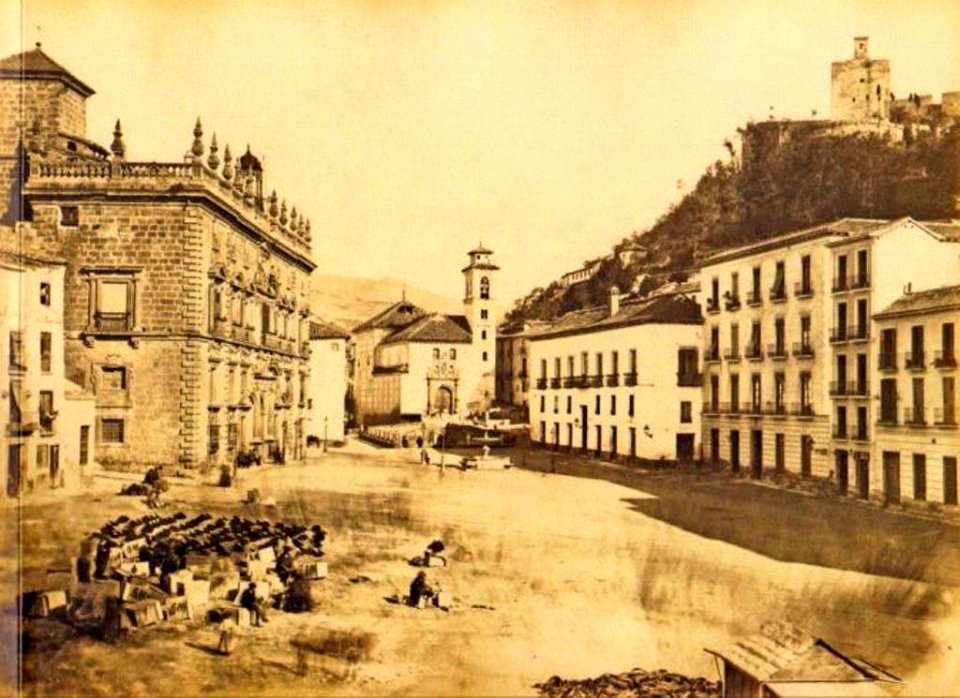 Plaza Nueva oJean-Laurent.-La plaza nueva (ca. 1871)
