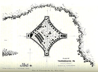 Plan of tauranga ika pa