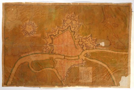 Plan över Stettin, stad och fästning 1739 - Skoklosters slott - 98085 photo