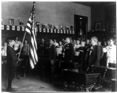 Pledge of allegiance to the flag, 8th Division LCCN2001703605