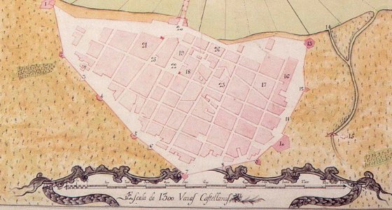 Plano de la Ciudad de Veracruz de 1777 - Veracruz, Veracruz. México