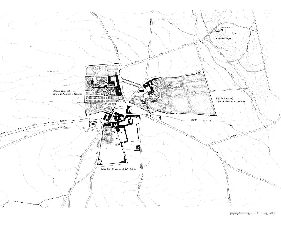 Plano del pueblo de Chamartín de 1900