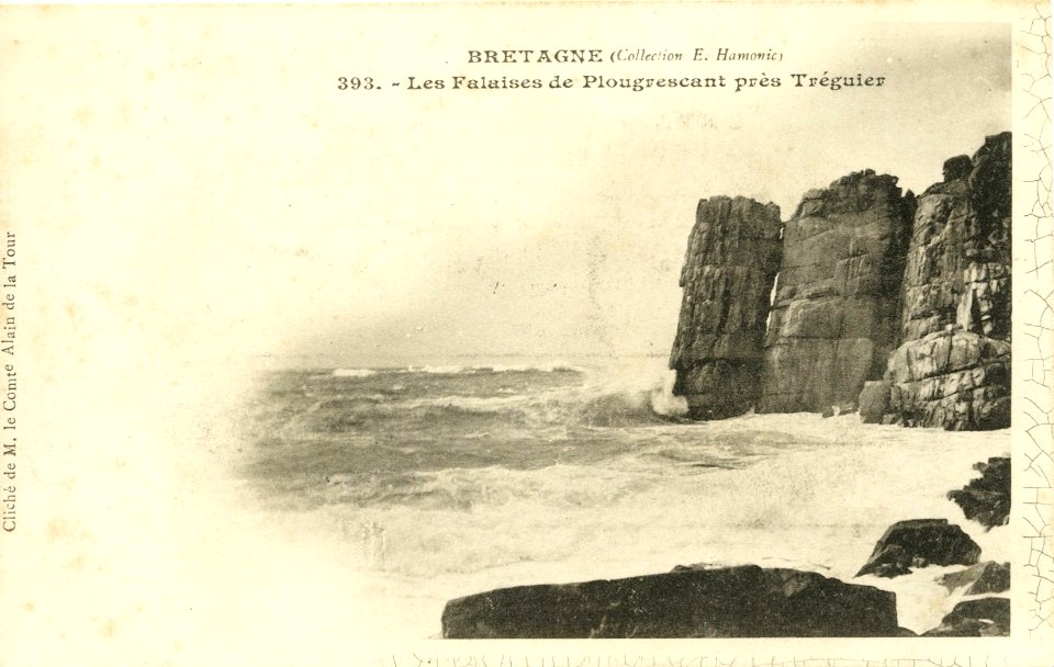 Plougrescant - Falaises de Plougrescant près Tréguier - AD22 - 16FI4270