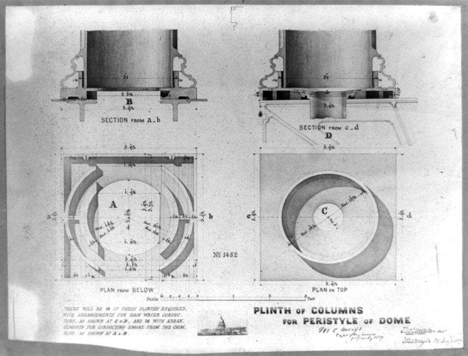 Plinth of columns for peristyle of dome LCCN2002717979