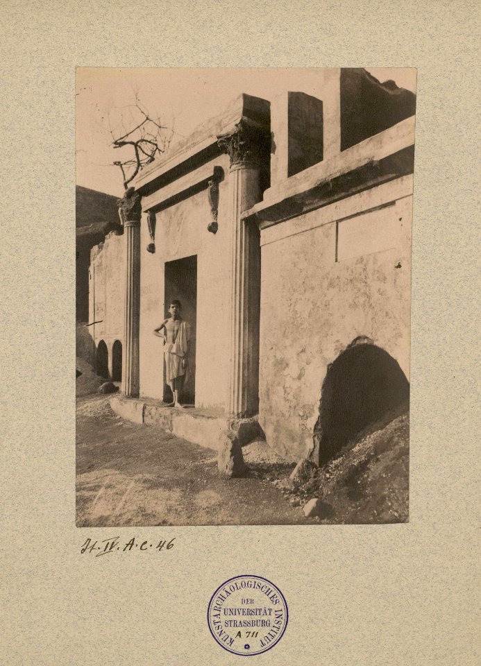 Pluschow, Wilhelm von (1852-1930) - Tomba a Pompei - 1