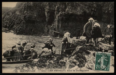 Plévenon - Cap Fréhel scène de débarquement - AD22 - 16FI1360