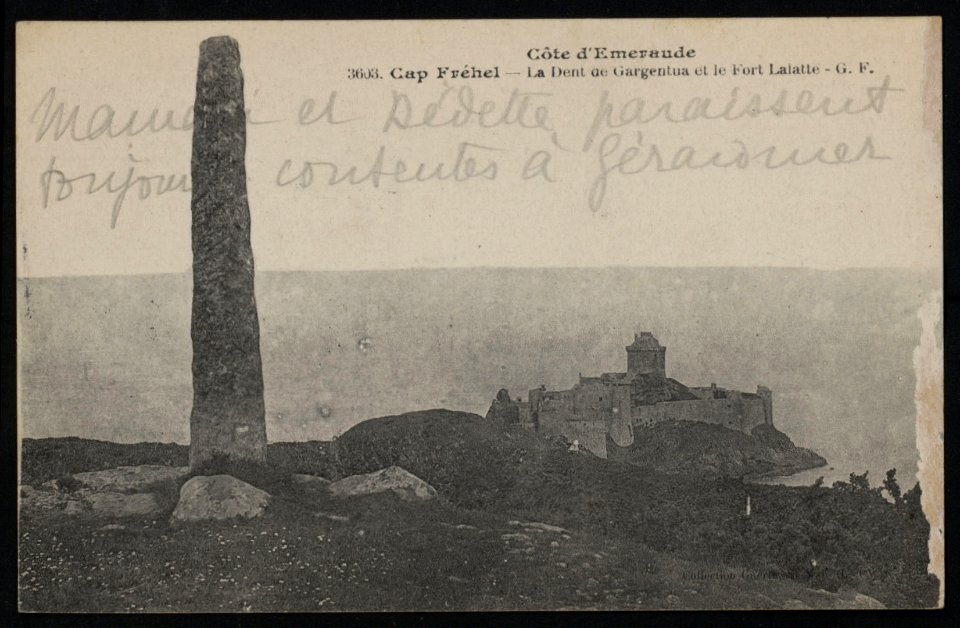 Plévenon - Cap-Fréhel dent de Gargantua et Fort Lalatte - AD22 - 16FI3939