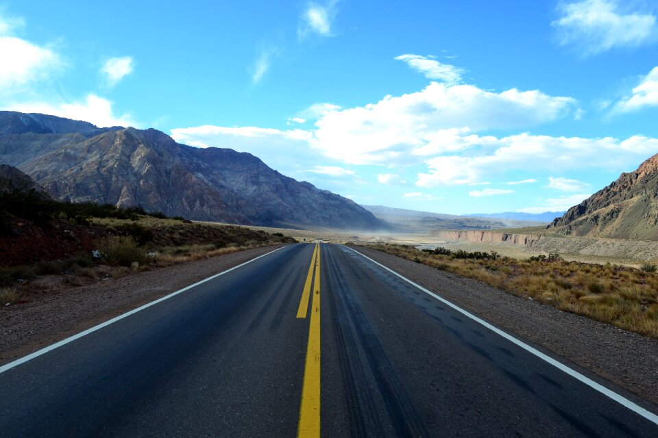 Asphalt nature landscape