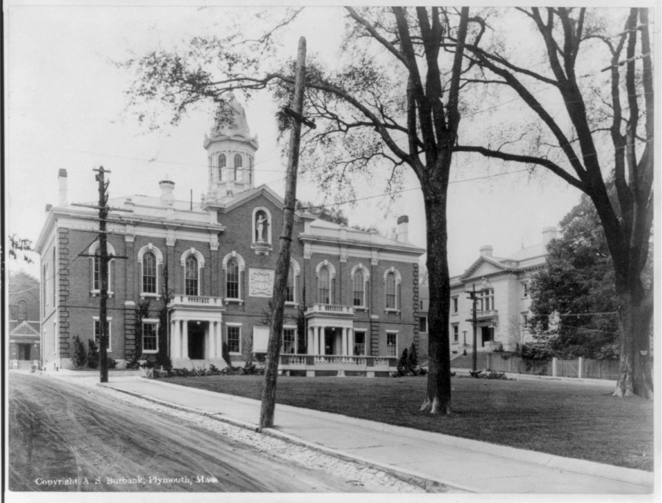 Plymouth) County Court House and Registry of Deeds, Plymouth, Mass LCCN2003669770