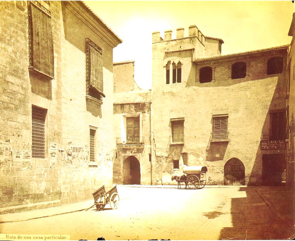 Plaça de l'Almoina de València, Jean Laurent, 1870