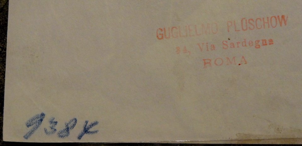 Plüschow, Wilhelm von (1852-1930) - n. 9384 verso - ex Texbraun Collection, Galerie David Guiraud, Paris