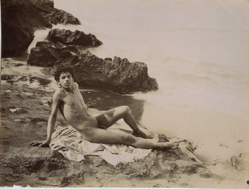Plüschow, Wilhelm von (1852-1930) - n. Al 0520 - Ragazzo nudo al mare - Già in Galdi secret - Drouot auctions