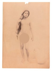 Plüschow, Wilhelm von (1852-1930) - n. 2015 recto - Ragazzo nordafricano - Censurato