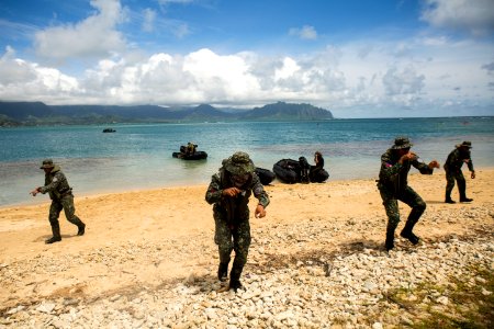 PMC Beach Insertion Rehearsal at RIMPAC 2018 - 002
