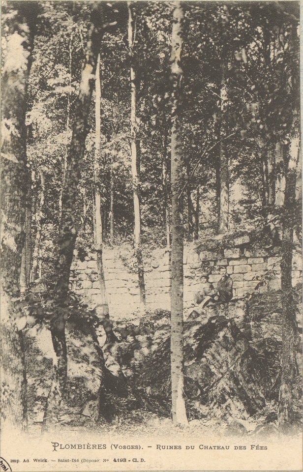 Plombières (Vosges), Ruines du Château des Fées CP 2041 PsurR
