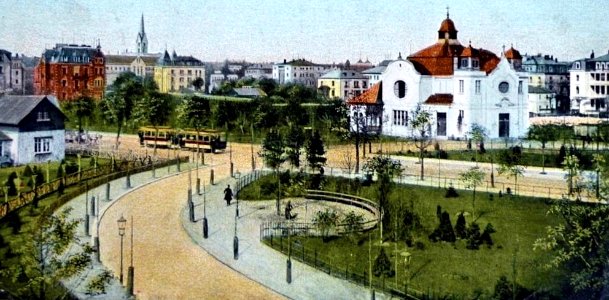 Plaza de san esteban bella época dresde