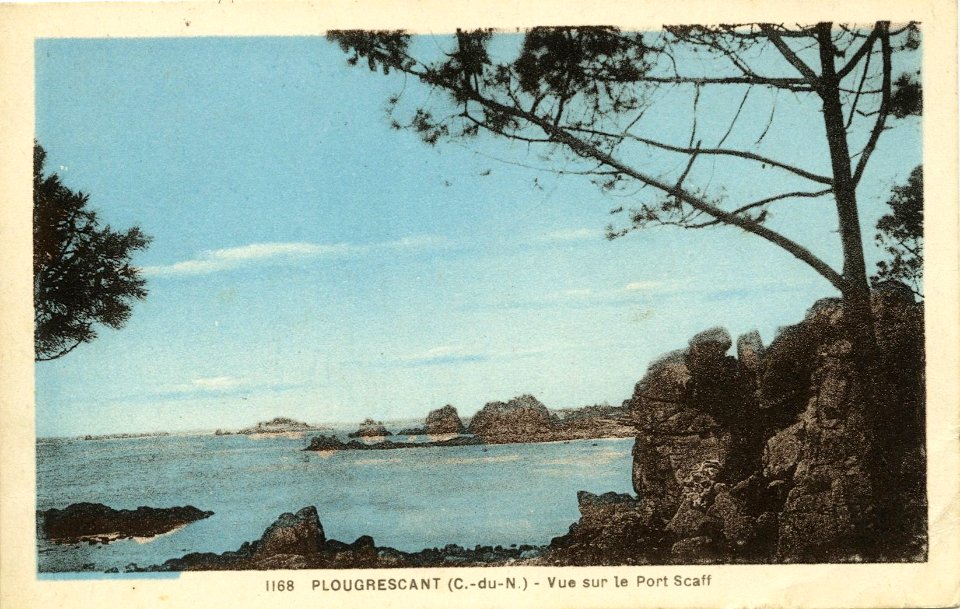 Plougrescant - Vue sur le Port Scaff - AD22 - 16FI4269