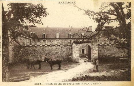 Plourivo. Château du Bourg-Blanc - AD22 - 16FI4448
