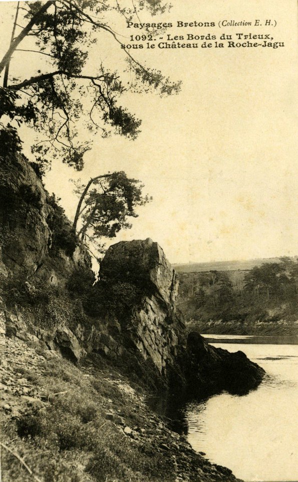 Ploézal - Les bords du Trieux sous le château de la Roche-Jagu - AD22 - 16FI4011