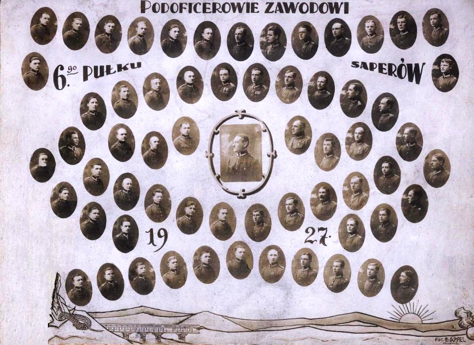 Podoficerowie-zawodowi-6-go-pulku-saperow-1927