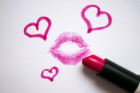 Pink love hearts