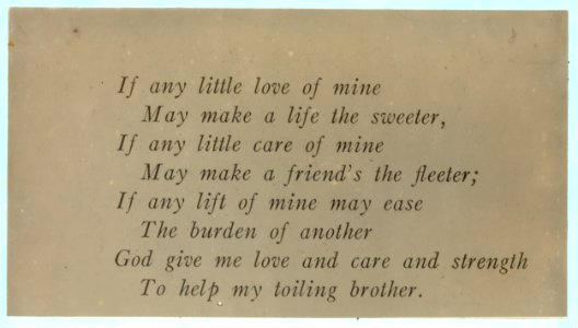 Poem. LOC nclc.04891