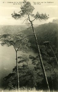 Ploézal - Château de la Roche-Jagu vue sur la vallée du Trieux - AD22 - 16FI3984