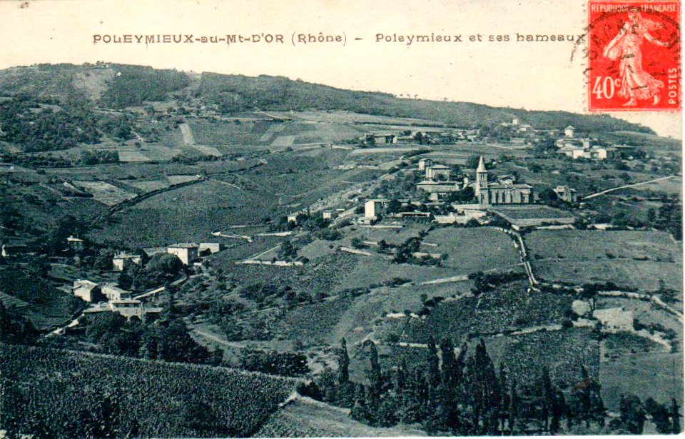 Poleymieux (Rhône) - Les hameaux 2
