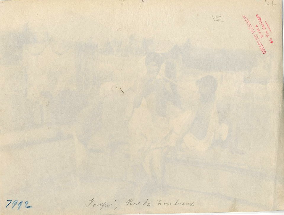 Plüschow, Wilhelm von (1852-1930) - n. 7912 verso - Ex collection Levy