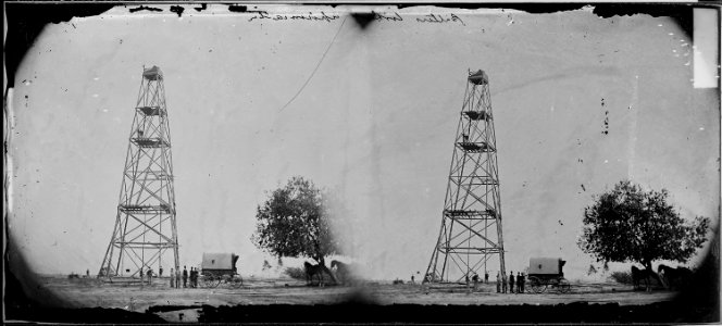 Point of Rocks, Appomattox River, Signal Tower - NARA - 529566