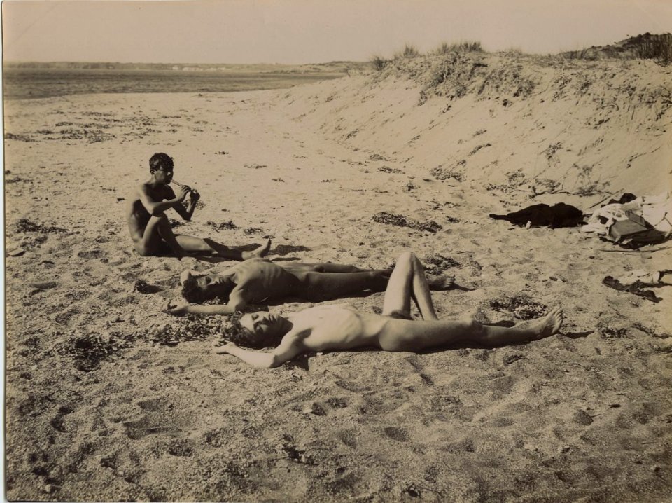 Plüschow, Wilhelm von (1852-1930) - n. Al 0591 - Ragazzi nudi al mare - Già in Galdi secret - Drouot auctions