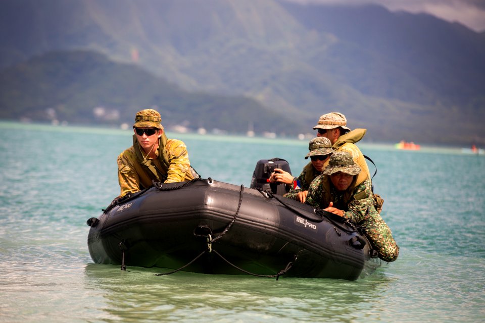 PMC Beach Insertion Rehearsal at RIMPAC 2018 - 001