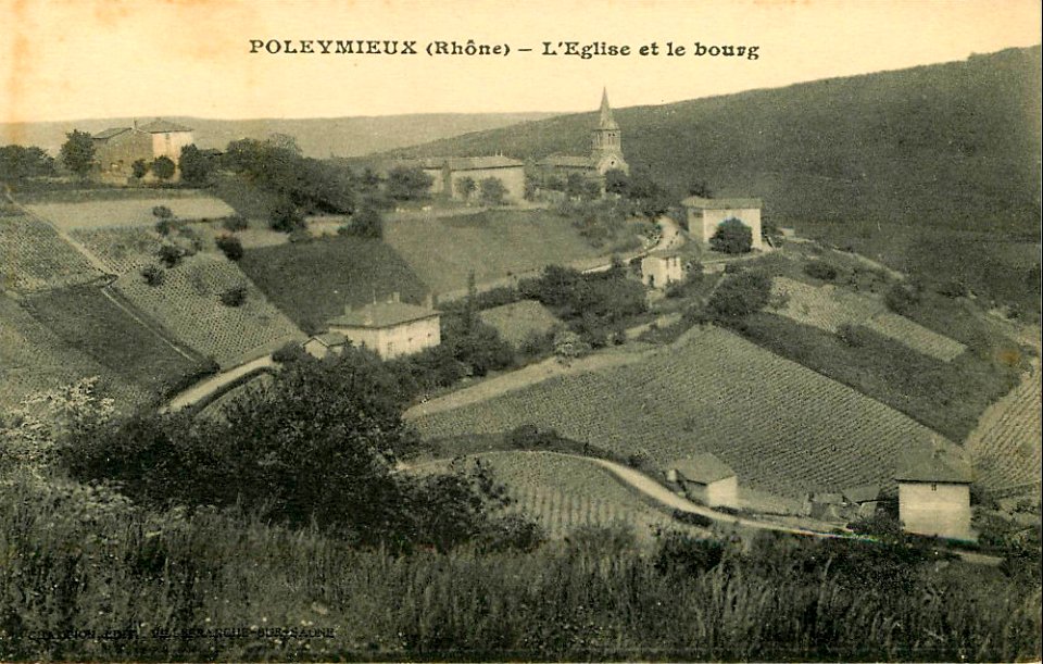 Poleymieux (Rhône) - vue générale 3
