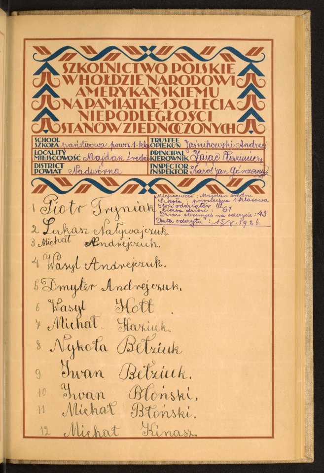 Polish Declarations of Admiration and Friendship for the United States, volume 99, page 129